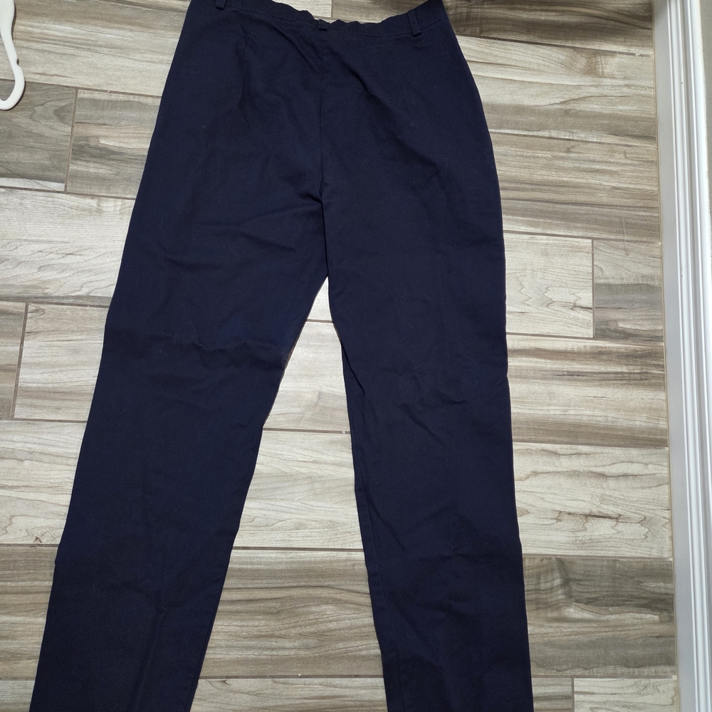 Han Solo Costume Pants Men's Navy Pants with Gray Stripe - Picture 2 of 4